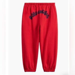Bobo Choses Red Kids Jogger Pants